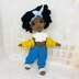 Amigurumi doll pattern, crochet girl pattern, crochet doll outfit, Seniorita Mayo