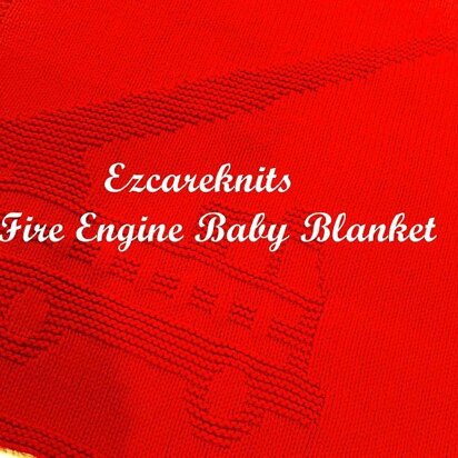 Fire Engine Baby Blanket