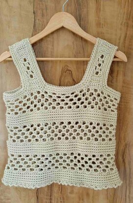 Honeycomb Tank Top Crochet Pattern
