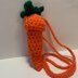 Crochet Carrot Holder/Pouch/Bag/Necklace for Lighter/Chapstick