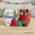 Beary Merry Christmas Bears Amigurumi Crochet Pattern