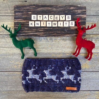 RunRunRudolphHeadband - knitting pattern