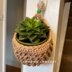 Ribbed Hanging Plant Pouch