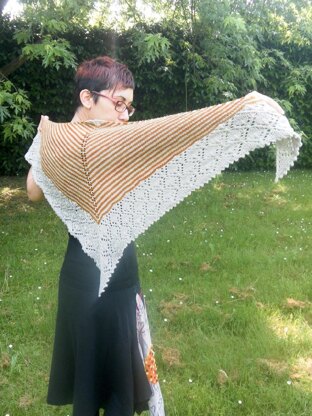 Latte e Miele shawl