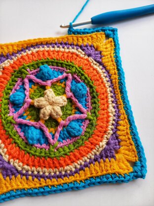 Popstar Granny Square 12"