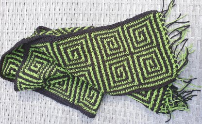 Meandering Mosaic Scarf