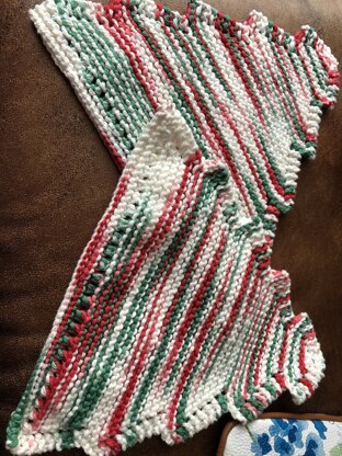 Christmas Tree Dishcloth