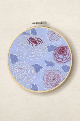 DMC Ranunculus by Marie-Dominique Procureur Easy Embroidery Kit