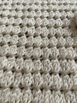 Cluster Stitch Baby Blanket