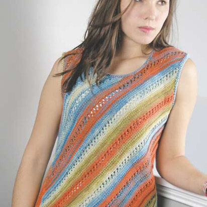 Off Kilter Top in Knit One Crochet Too Ty-Dy - 2008 - Downloadable PDF
