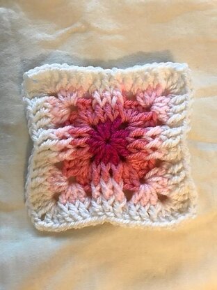 Cherry Blossoms Granny Square