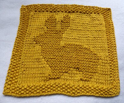 Spültuch Motiv Hase