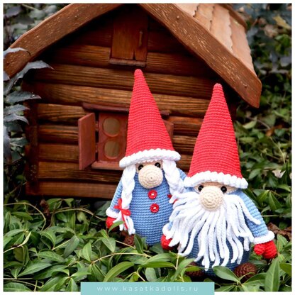 Treasure Keeper Gnomes Christmas Decorations Crochet