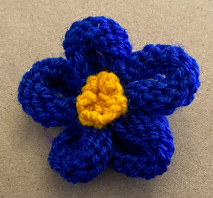 Knitted Flower Tutorial