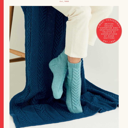 Blanket & Socks in Sirdar Country Classic DK - 10306 - Downloadable PDF
