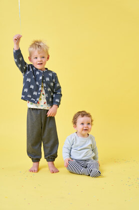 Poppy & Jazz Maple Cardigan  - Paper Pattern, Size Newborn - 6 years
