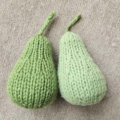 Knitted Apples and Pears