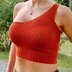 The One Shoulder crochet top