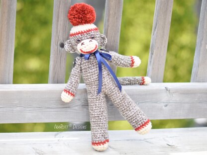 Spunky The Little Sock Monkey Amigurumi