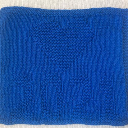 2021 Dishcloth With Heart