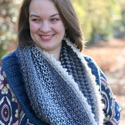 Snowflakes & Smocking Cowl