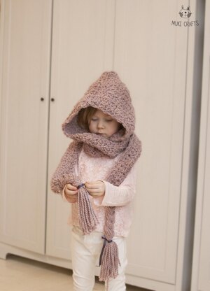 Annabel hooded scarf