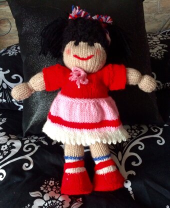 Knitted doll