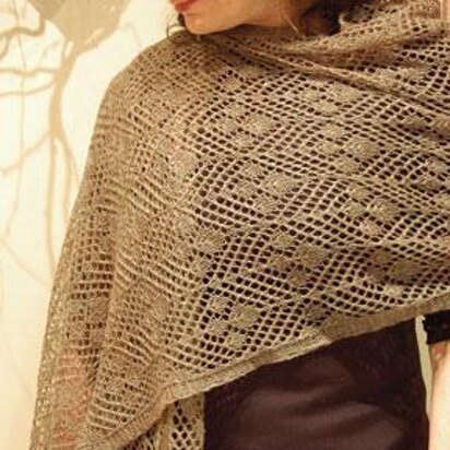 Hanging Garden Stole - knitting pattern