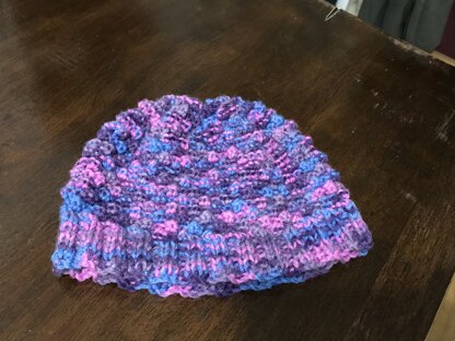 Blackberry stitch beanie