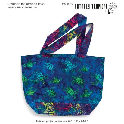 Tote bag set -Kanoko- (3 sizes) PDF + paper sewing pattern