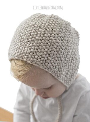 Seed Stitch Bonnet