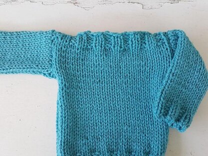 Easy Newborn Sweater