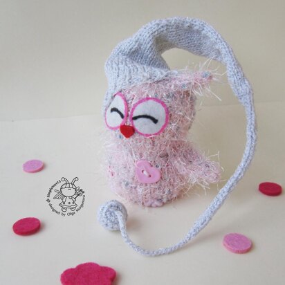 Sleepy owlet - knitting pattern