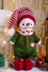 Knitting Pattern Doll Clothes - Outfit Christmas Pajama