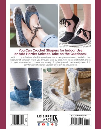 Leisure Arts Crochet Shoes eBook