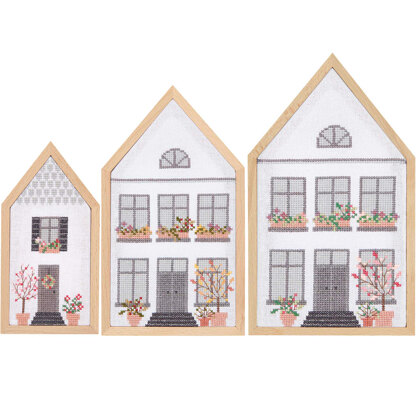 Rico Decorative Embroidery Frames - Houses