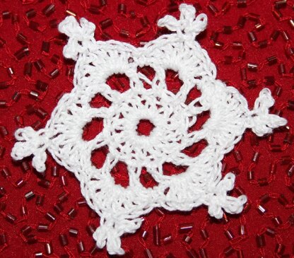 Four Easy Crochet Snowflakes