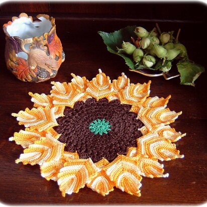 Sunflower doily