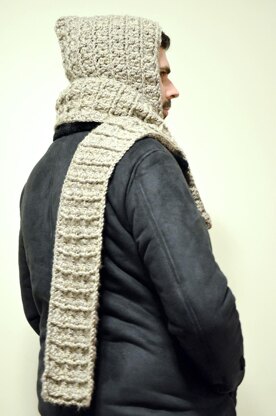 Medieval Hooded Scarf Crochet pattern by Artefacts