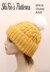 Chunky Cable Beanie Knitting Pattern #618