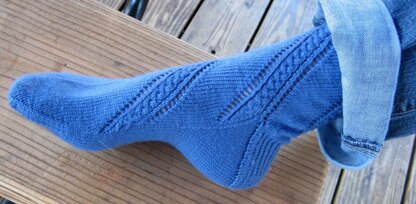 Braided Swirl Socks