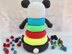 Panda Color Stacking rings toy