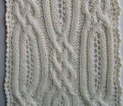 Blantrey Cable Lace Scarf