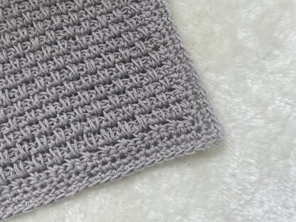 Fig Double Linen Stitch Washcloth
