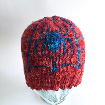 Spiderman reversible beanie