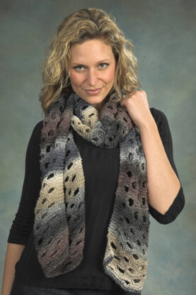 Swiss Cheese Scarf in Plymouth Kudo - F315