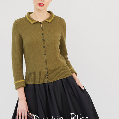 Romane Cardigan - Knitting Pattern For Women in Debbie Bliss Baby Cashmerino