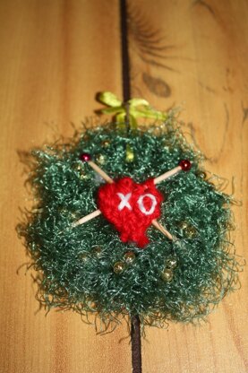 Christmas Wreath for Knitters