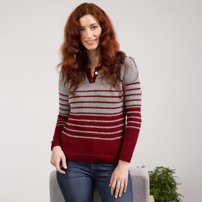 1168 Arborvitae - Jumper Knitting Pattern for Women in Valley Yarns Amherst