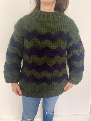 Chunky Chevron Sweater